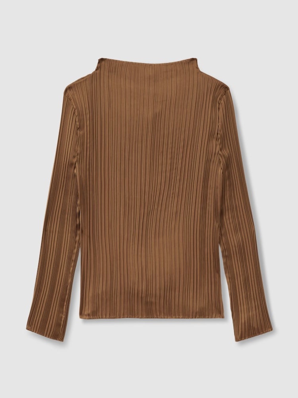 NWT Reiss Ember High Neck Plisse Top